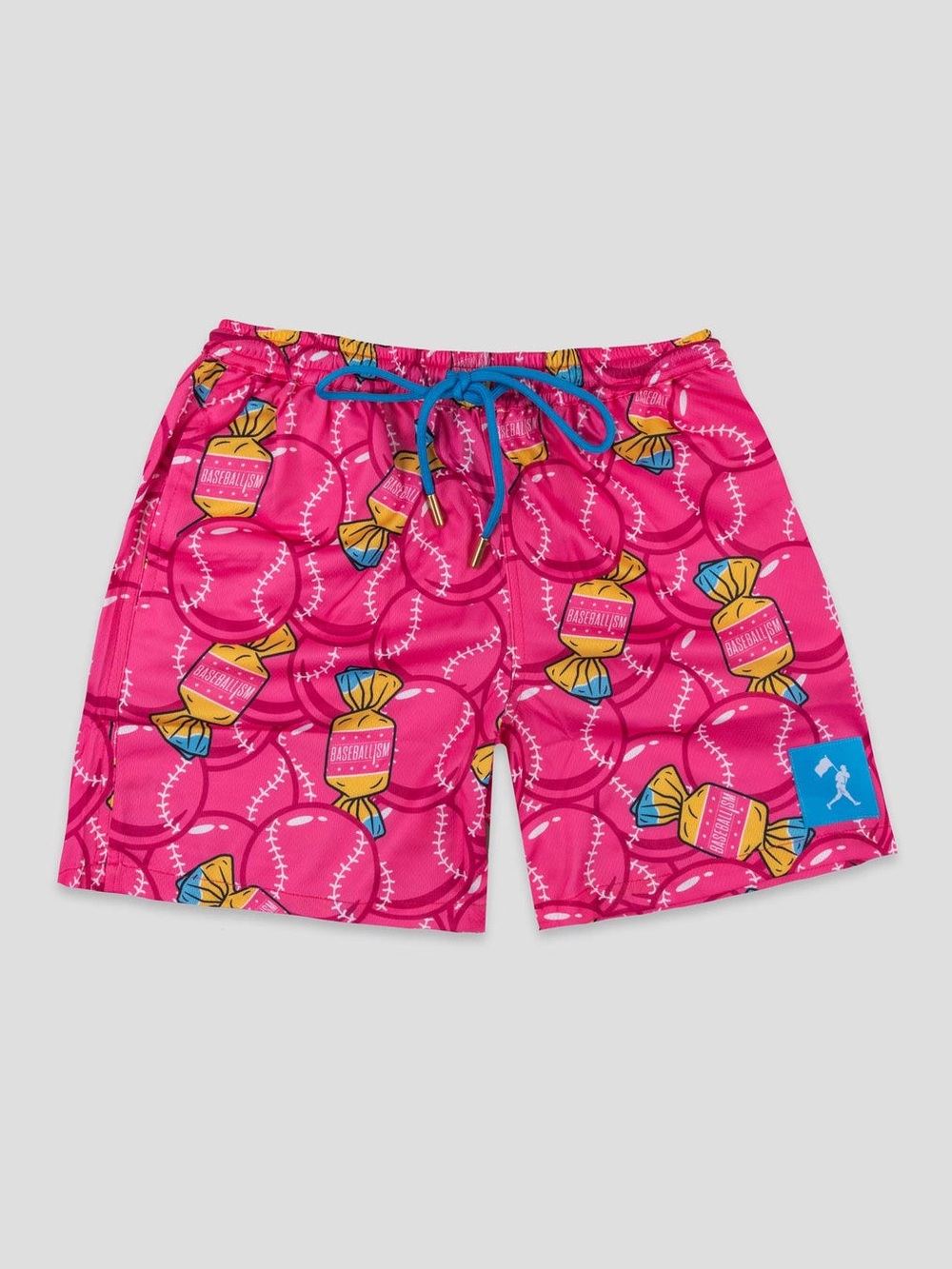 Baseballism Bubbles and Doubles Diamond Air Mesh Shorts Kids Youth size YL